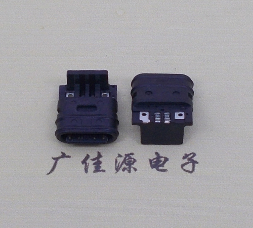 蘇州簡易type-c2p防水IPX7母頭電動牙刷用接口連接器